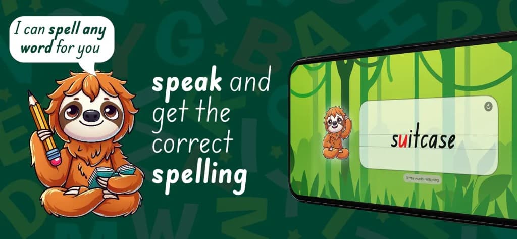 Interactive spelling practice for kids